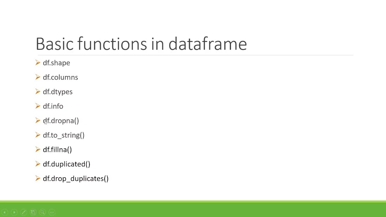session6 | Python DataFrame Operation2