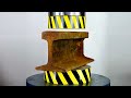 500 TON HYDRAULIC PRESS VS RAILWAY RAIL