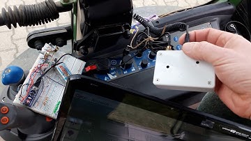 AgOpenGPS test with UBlox M8T and Section Control both via BT