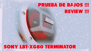 SONY LBT-XG80 (TERMINATOR) ‼️😎🔊 BASS REVIEW AND TEST #45 🔊🔊🔊🔊🔊🔊🔊