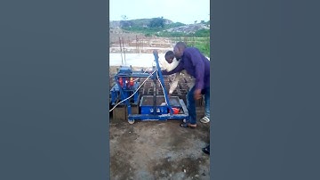 Nigeria Made Egg-laying Movable Mobile Sandcrete Concrete Block Making Machine Training Section