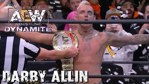 FIERCE BRWAL Darby Allin and Samoa Joe STEAL THE SHOW Highlights AEW Dynamite 1.4.22