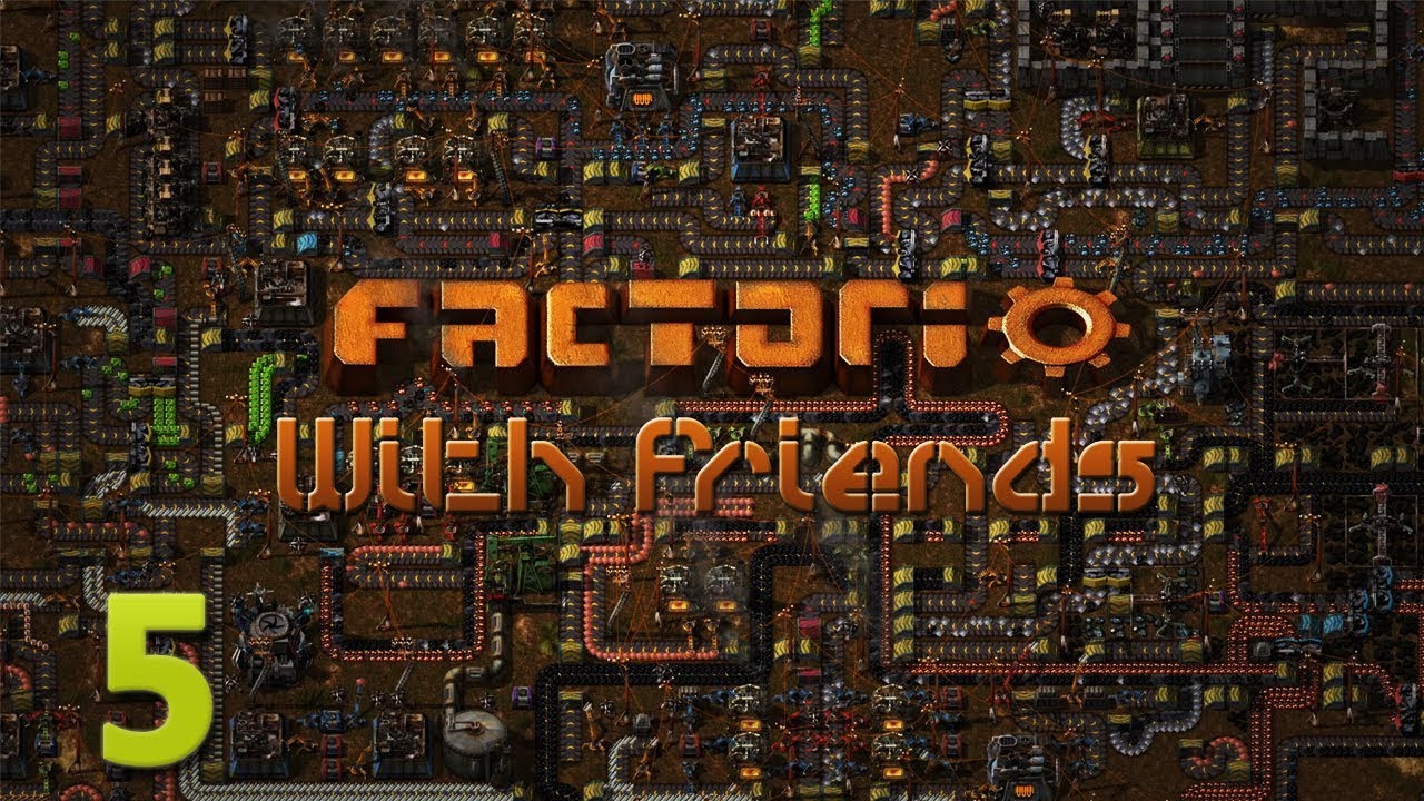 Factorio with Friends | Let's Play Episode 5 (Our First Battle) - YouTube