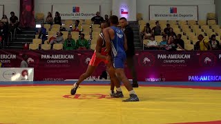 Quarterfinal Gr - 59 Kg Maykel Anache Lamouth Cub Df. Jansel Rafael Ramirez Dom By Fall, 9-0