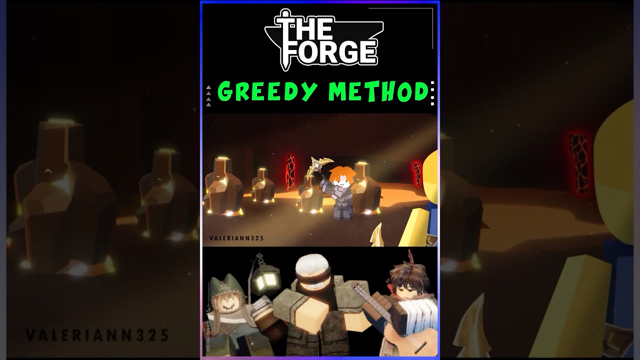 The GREEDY PLAYER Be Like in The Forge Roblox 