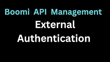 Boomi API Management | External Authentication Basic 08