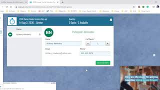 How to Sign Up to be a SAA Career Center Greeter
