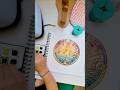 the perfect way to use watercolours if you're afraid of painting #watercolor