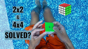 Solving a 2x2 and 4x4 Rubik
