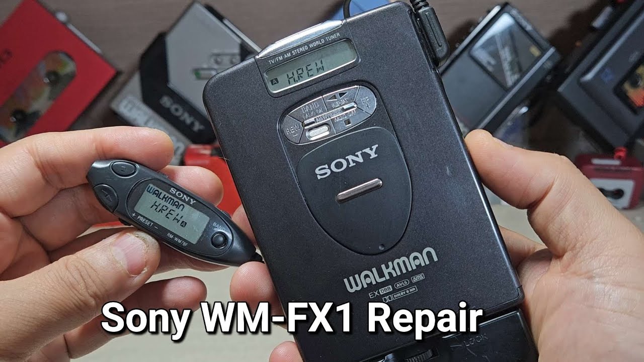 Sony WM-FX1 Repair Cassette Player Walkman - YouTube