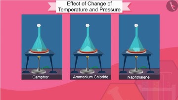 Effect ofchange of temperature and pressure | Part 1/1 | English | Class 9
