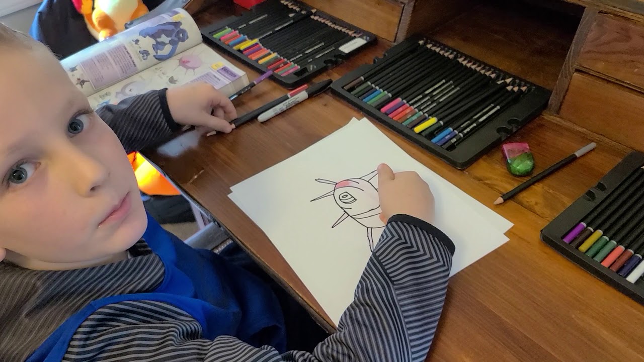 Episode 11 Drawing with Reid Pokémon "Cascoon"