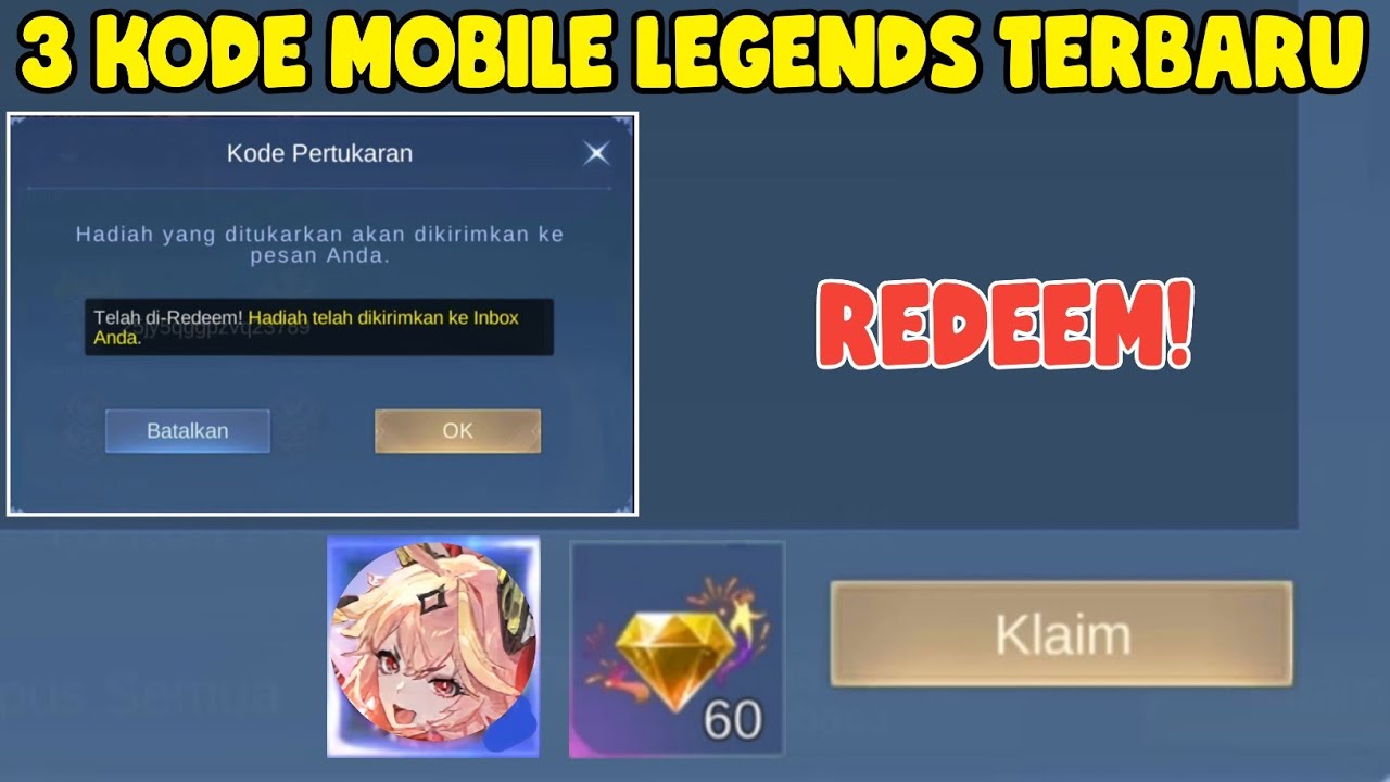 CEPAT REDEEM! KODE REDEEM MOBILE LEGENDS TERBARU - KODE REDEEM ML HARI INI OKTOBER 2025