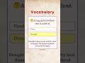 🧠 Important Vocabulary #english #education #grammar #englishtips