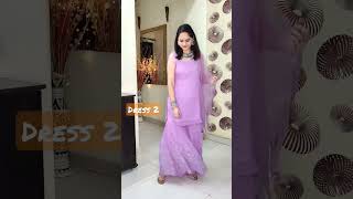 Three Sharara Suits Made From 3 Different Old Sarees