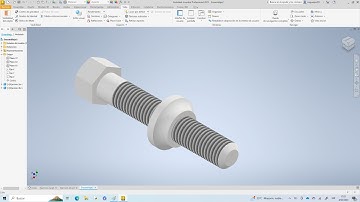 Clase 4.1 Inventor - Dibujar ensamble perno tuerca 3D