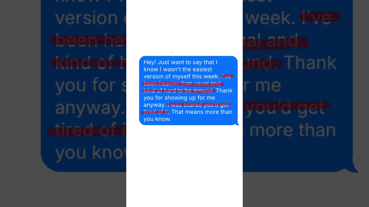 When You Feel Like a Burden