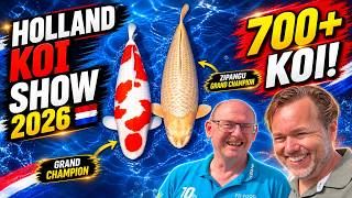 700+ KOI & Some INCREDIBLE Champions! 🤯 | Holland Koi Show 2026