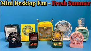 Mini Fan Humidifier - Air Conditioner Water Spray Fashion Fan | Unboxing And Review