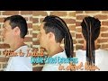 How to install double ended extensions in short hair