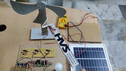 Hybrid power generation from solar, wind and piezoelectric plates