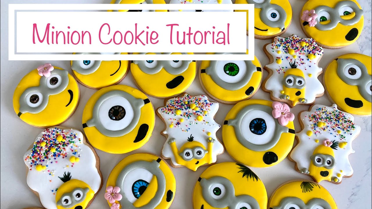 How to Make Minion Cookies Sugar Cookie Decorating Tutorial How to