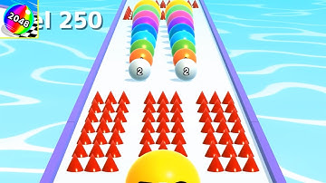 Ball Run 2048 All Levels Android iOS gameplay walkthrough ep44