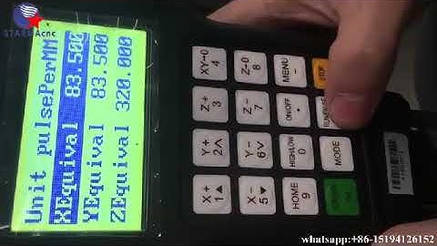 How to adjust the DSP A11 parameter for X Y axis into 83.5mm and let the cnc change ok?