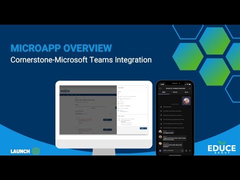 Microapp Overview: Cornerstone-Microsoft Teams Integration