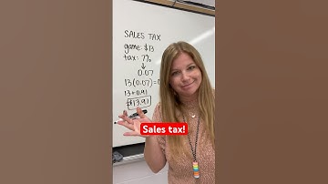 Sales tax! #math #algebra1 #mathematics #algebra #iteachalgebra