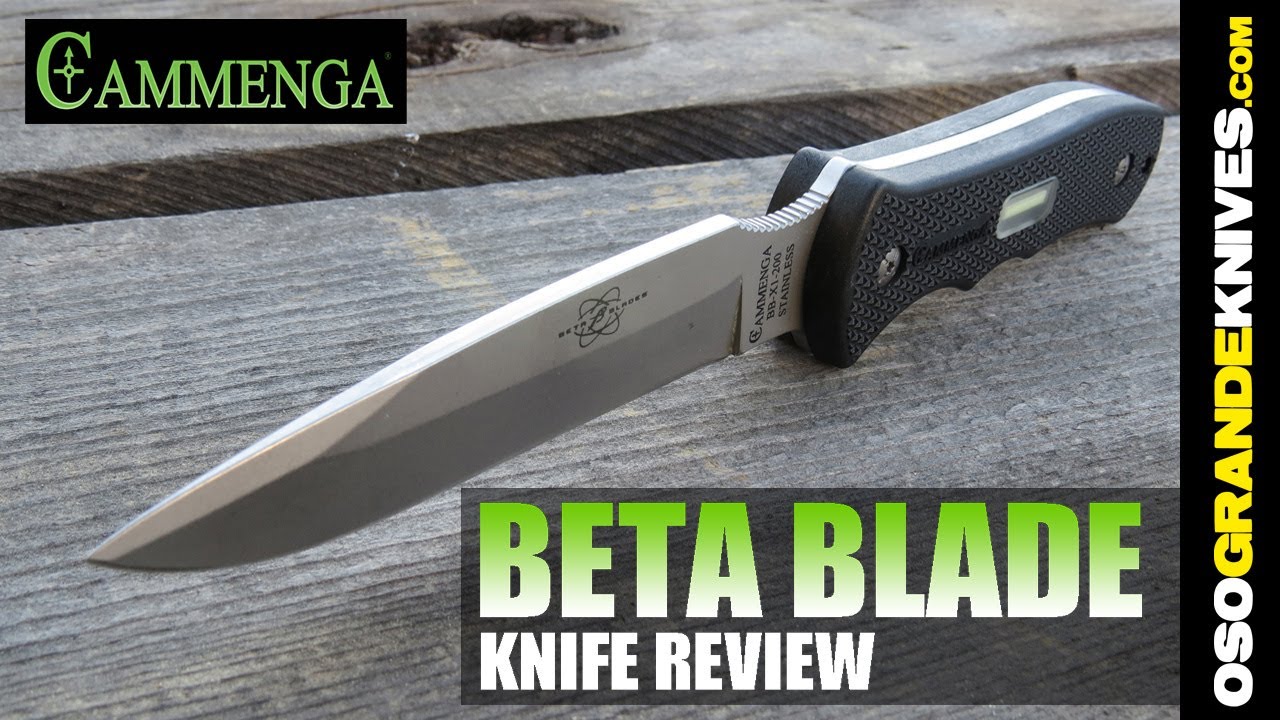 Cammenga Beta Blade Fixed Blade Tritium Illuminated Knife Review
