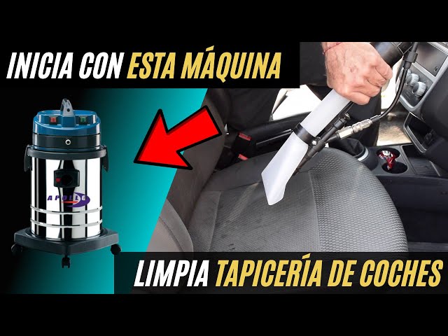 Como LIMPIAR la TAPICERIA de un COCHE con INYECCIÓN y EXTRACCIÓN