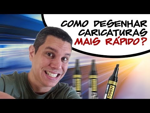 COMO DESENHAR CARICATURAS MAIS RÁPIDO (EM EVENTOS)