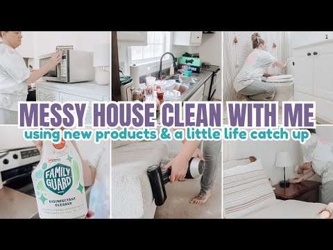 *NEW* REAL LIFE MESSY HOUSE CLEAN | 2024 Clean With Me Motivation!