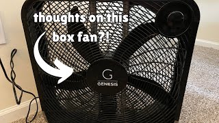 Sports Performance My Thoughts on the Genesis Box Fan