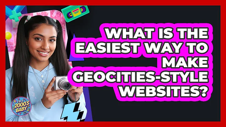 What Is The Easiest Way To Make Geocities-style Websites? - I'm a 2000s Baby