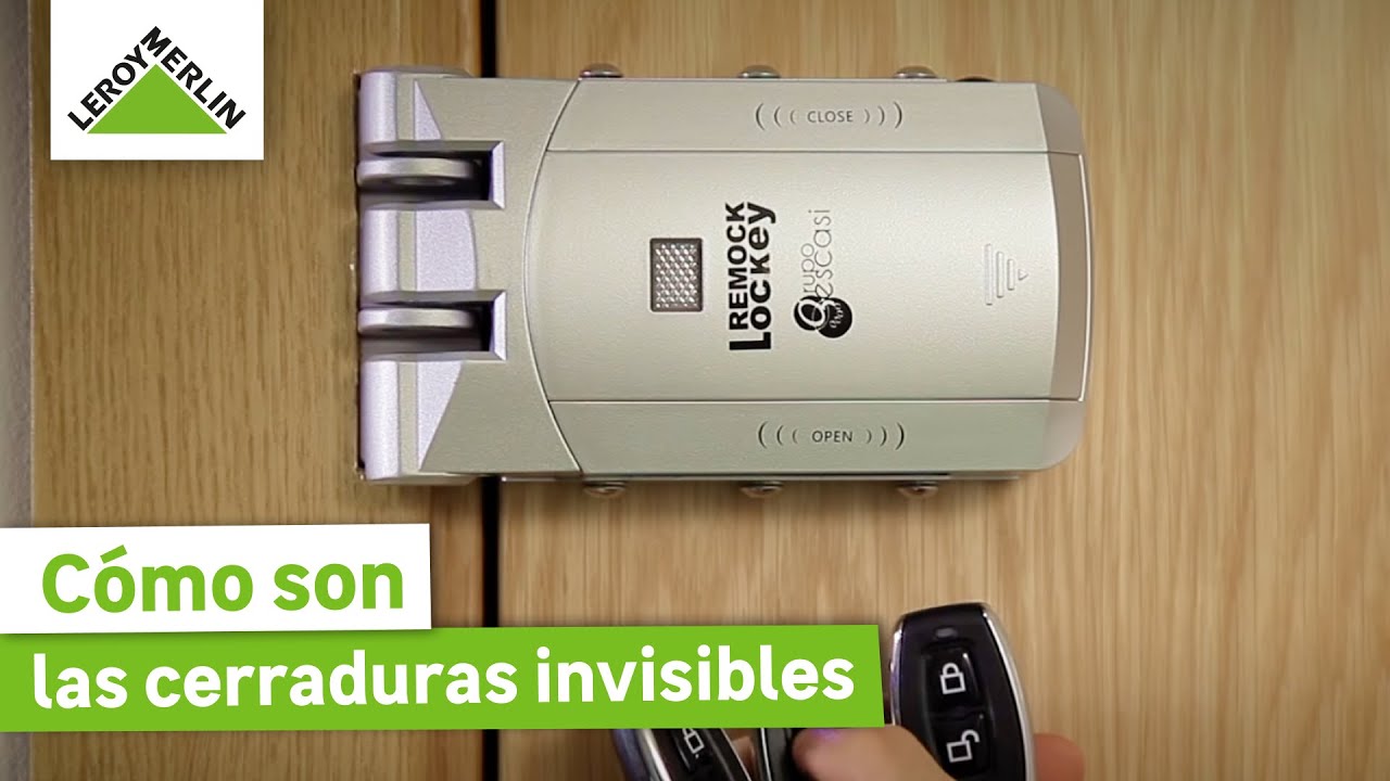 Cerradura invisible con mando a distancia - Seguridad para objetos