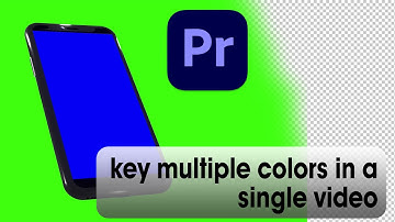 TUTORIAL!!! How to key multiple colors in a single video using ultra key.