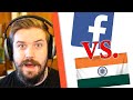 I'm on Facebook's side Against India...(I think)