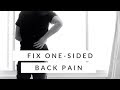 Lower back pain on one side - QL stretch for back pain (how-to)