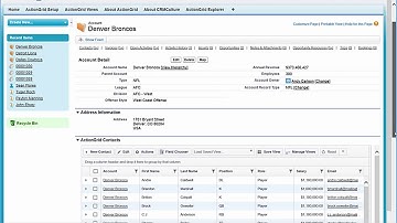 ActionGrid Feature - Browse Records