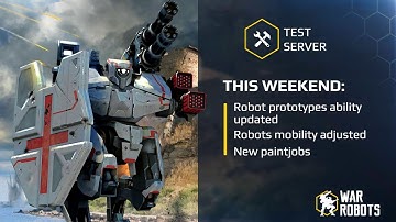 War Robots Test Server [2.9] Dash Robot with Double Dash Ability