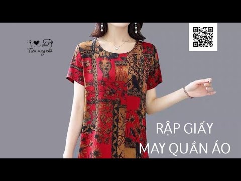 Video RN215_ Hướng dẫn may rập đầm chữ A nữ - youtube