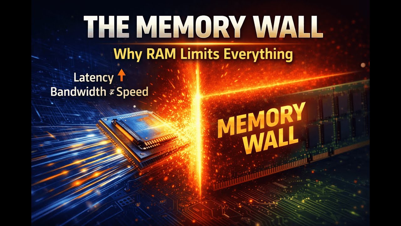 The Memory Wall Problem — Why RAM Speed Limits Modern Systems