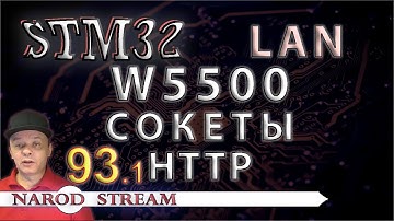 Программирование МК STM32. Урок 93. LAN. W5500. HTTP Server. Сокеты. Часть 1