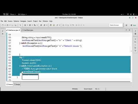77 JAVA Swing GUI Chat Application