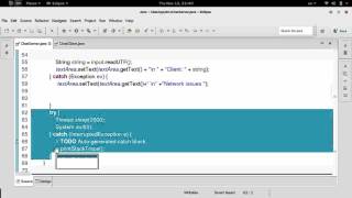 77 JAVA Swing GUI Chat Application