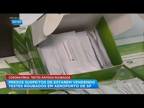 Polícia prende suspeitos de vender testes de coronavírus em SP