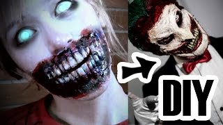TUTORIAL Dientes de Zombie / Dientes Joker mask new 52 - Grecia Villar