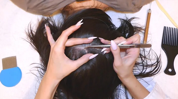 3HRS+ ASMR Detailed SCALP Exam with Sensory Tests, Lice Check, Treatment, & Hair Parting